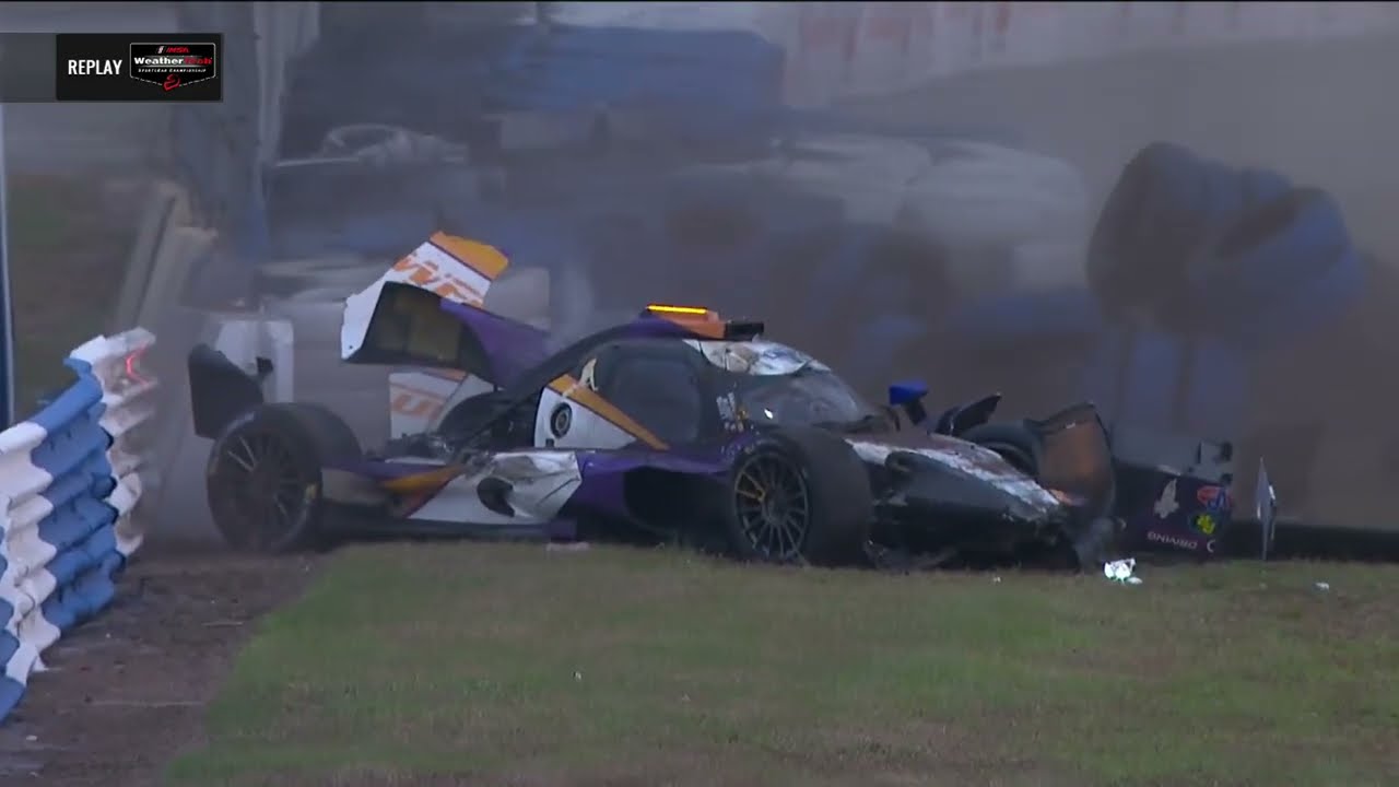 12H OF SEBRING 2021 - HORRIFIC CRASH