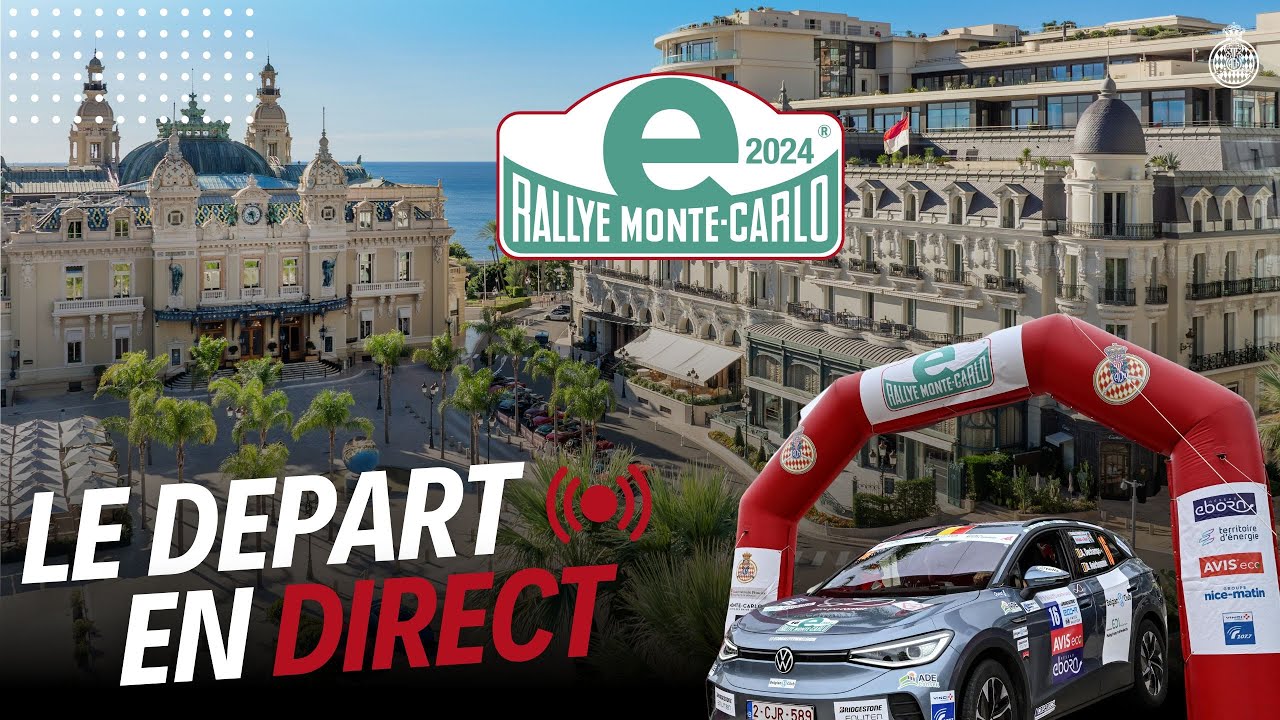 🛑 Suivez le Départ en DIRECT | E-Rallye Monte-Carlo 2024